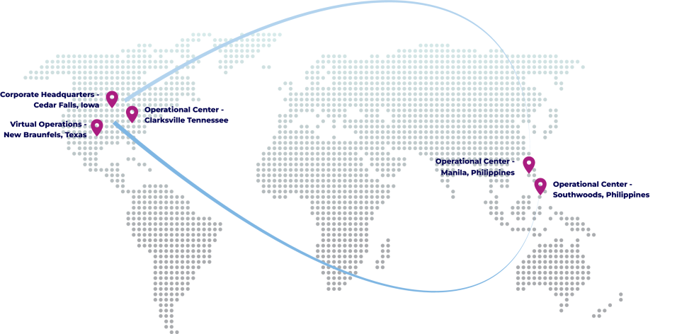 CBE Customer Solutions - Our Global Contact Center Footprint